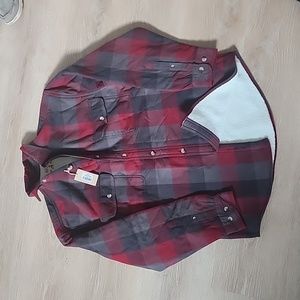 Men's fleece lined shirt